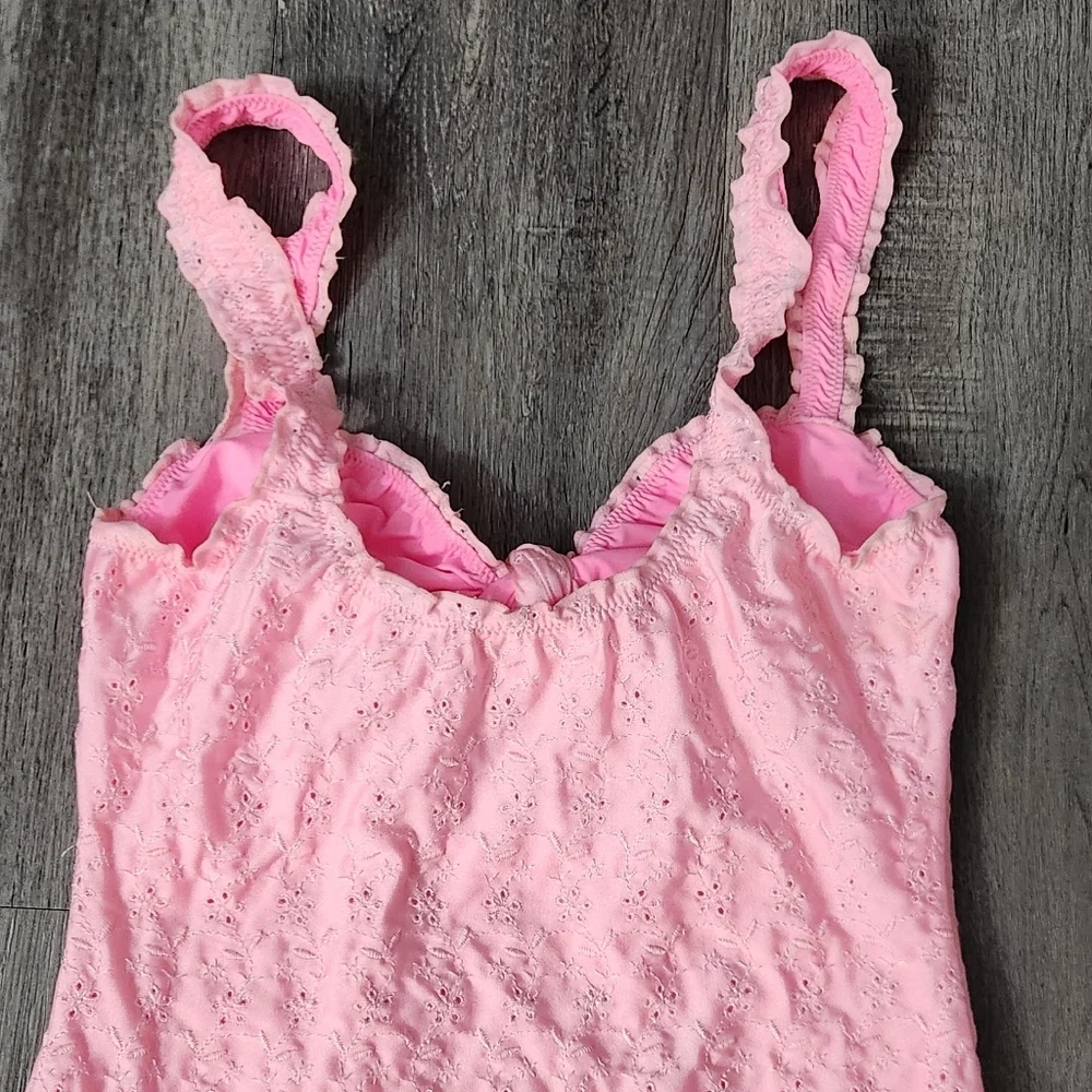 New!Frankie's‎ Bikinis Lucia Eyelet One Piece Swimsuit